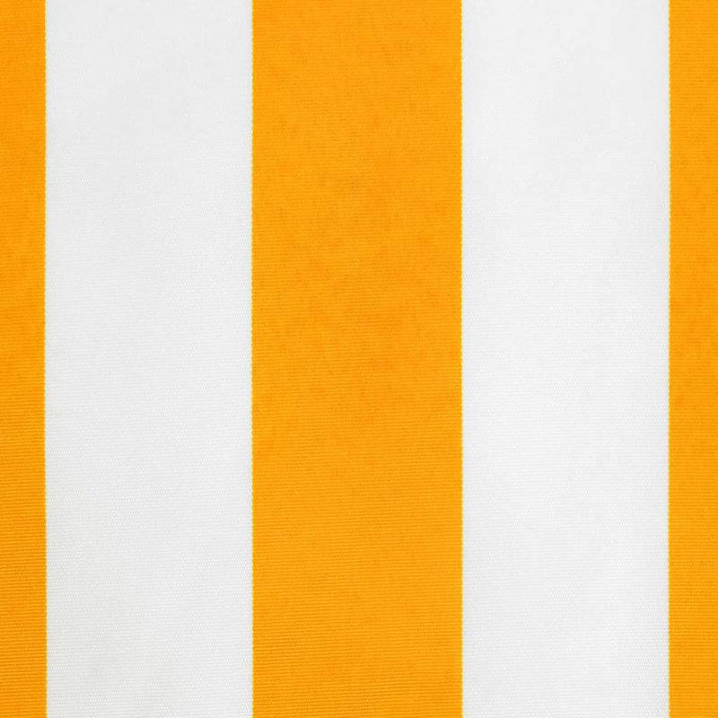 Replacement Fabric For Awning Valance, Striped, Yellow/White, 280cm W x 20cm D