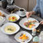 Elisa Series, 100-Piece Ivory White Porcelain China Dinnerware Set, Service For 12 