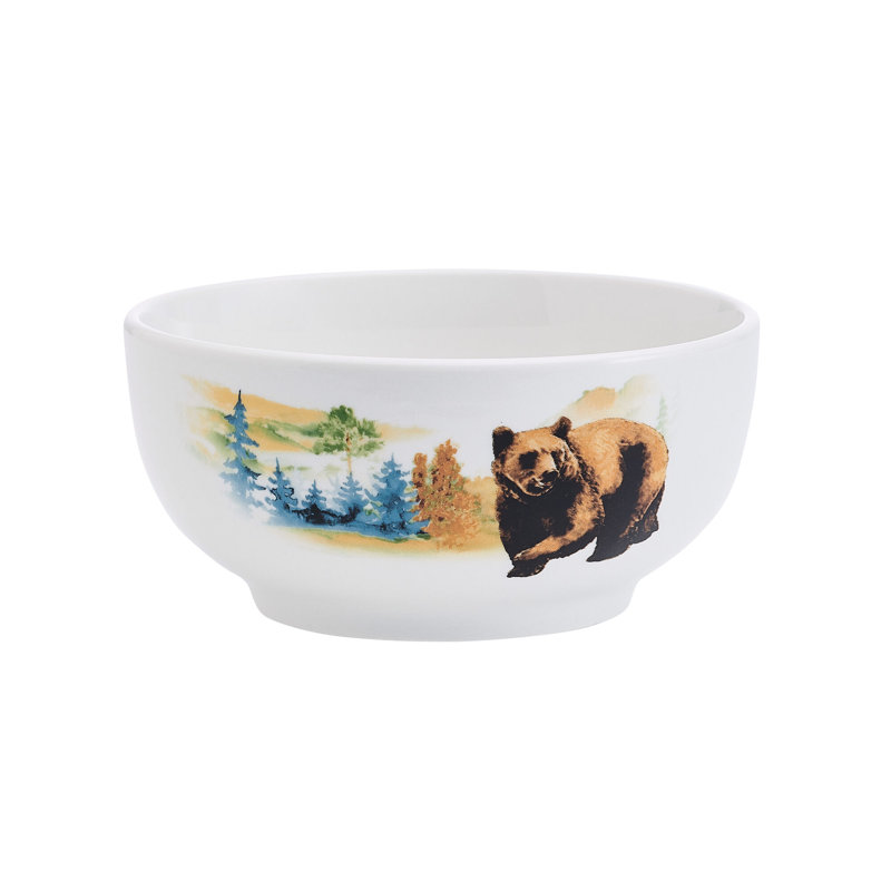 Studio Nova Woodland 12-Piece Porcelain Dinnerware Set, Service for 4