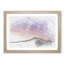 Lilac Sky Above the Mountain - Picture Frame Graphic Art Print-56735053-56735054