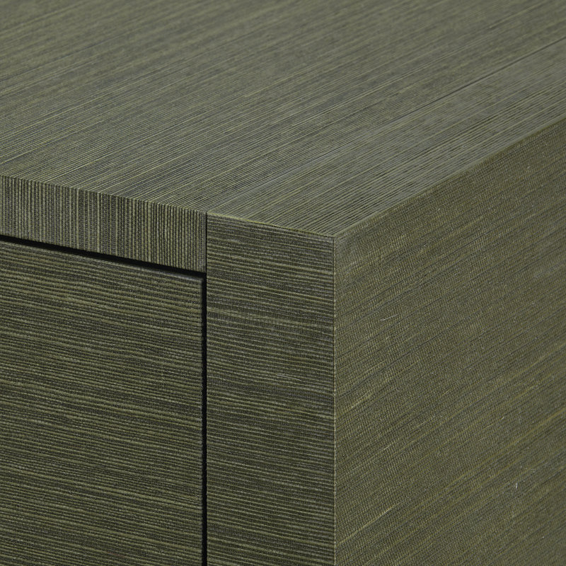 Camden 3-Drawer Side Table, Deep Olive