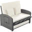Méridienne double Pe Wicker Rattan