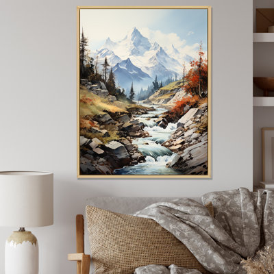 " Alpine Nostalgia Creek Landscape I "