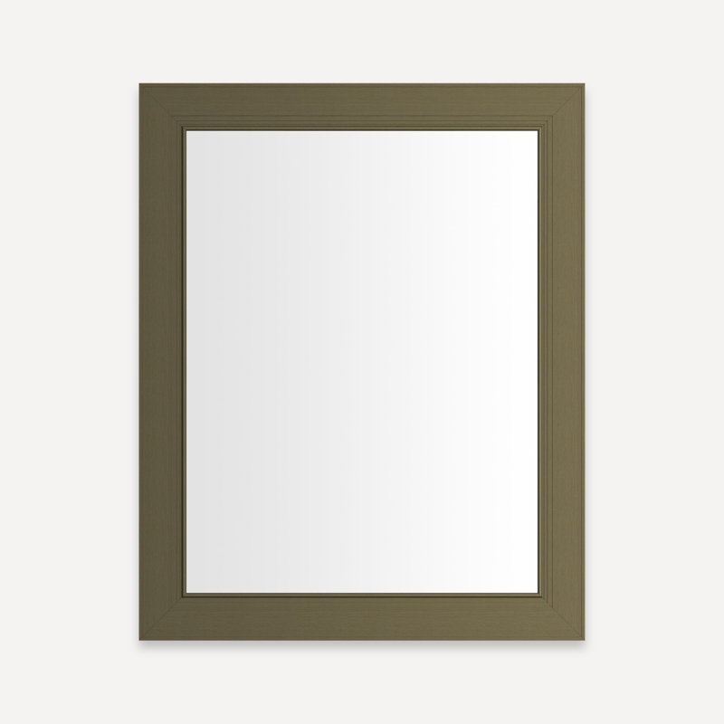Armoire Main Line, Laiton rétro, H 30 po x l 23,25 po x P 4 po