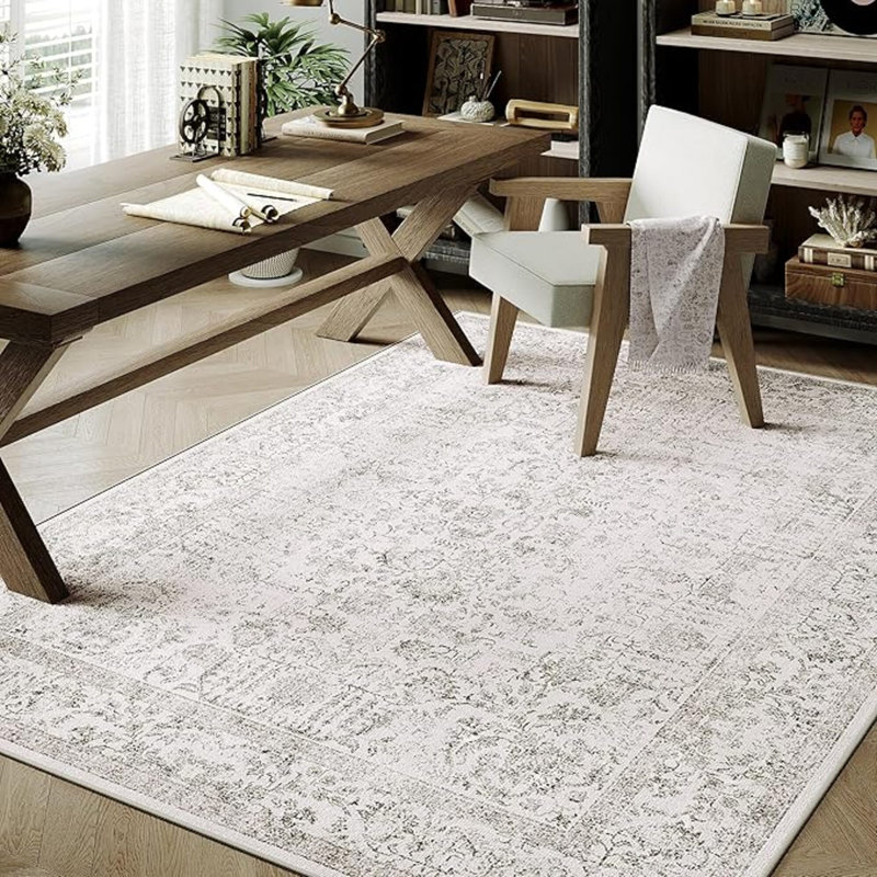 Tapis d'entrée gris 3X5 gris