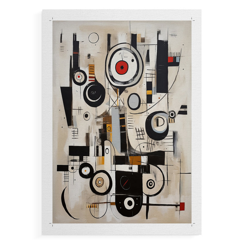 ABSTRACT Series DIII -Canvas Print Only - NOT FRAMED, 18" H x 12" W