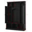 Hall Tree With Adjustable Shelves, Classic Arched Storage Bench With Dual Side Cabinets, 7 Hooks-1931405346