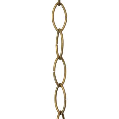 RCH Supply Company CH-S59-496-AB Decorative Chandelier Chain or Chain Break Color: Antique Brass