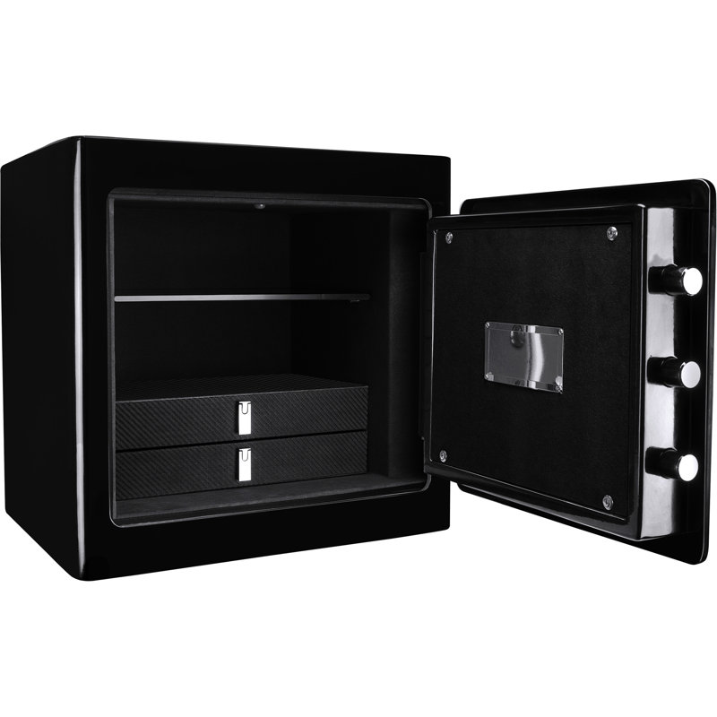 Porte-objets de valeur - 1,01 pi³ noir avec système de verrouillage