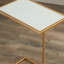 Worcester Glass Top Sled End Table-20765382