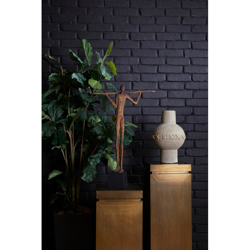 Vase de table fait à la main Eratos par J. Kent Martin, H 16 po x l 10,5 po x P 10,5 po