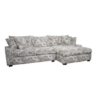 Gus Upholstered L-Shaped Sectional Right Hand Facing