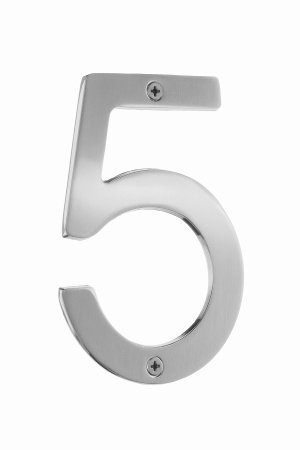 2 po Numéro de maison Beslagsboden, Acier inoxydable, 5