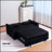 Versatile Pull-Out Sleeper Sofa with Adjustable Backrest and High-Density Foam for Comfort and Space Efficiency