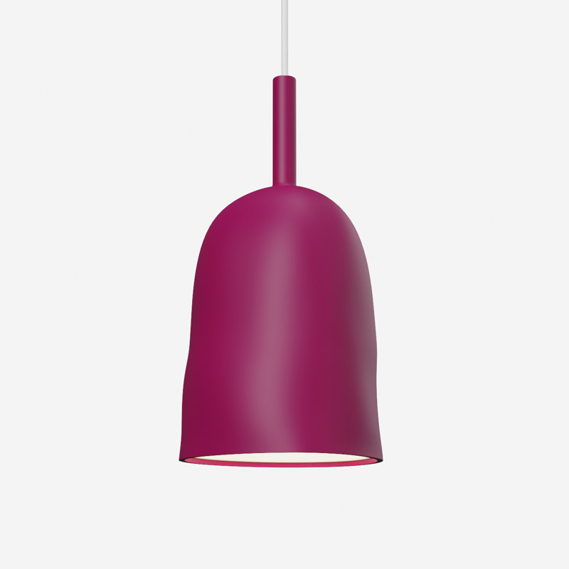 Vessel Pendant Light, Sage, 21" H x 14.5" W x 9" D, White