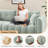 91.5'' Modern Tufted Sofa With Boucle Upholstery-100350474