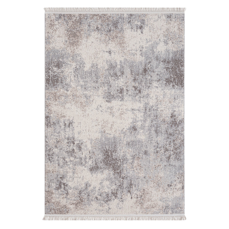 Raxton Abstract Indoor / Outdoor Area Rug, Runner 3'11" x 9'10"