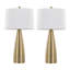 Ensemble de 2 lampes de chevet modernes pour le salon et la chambre à coucher Maya