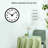 Silent Lighted Up Wall Clock Glow In The Dark, Battery Operated For Living Room/Kitchen, Easy To Read Large Digital Display, 12 Inch