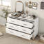 Commode haute brillance, armoire de rangement en métal-581193730