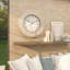 Très grande horloge murale 31 po Brown