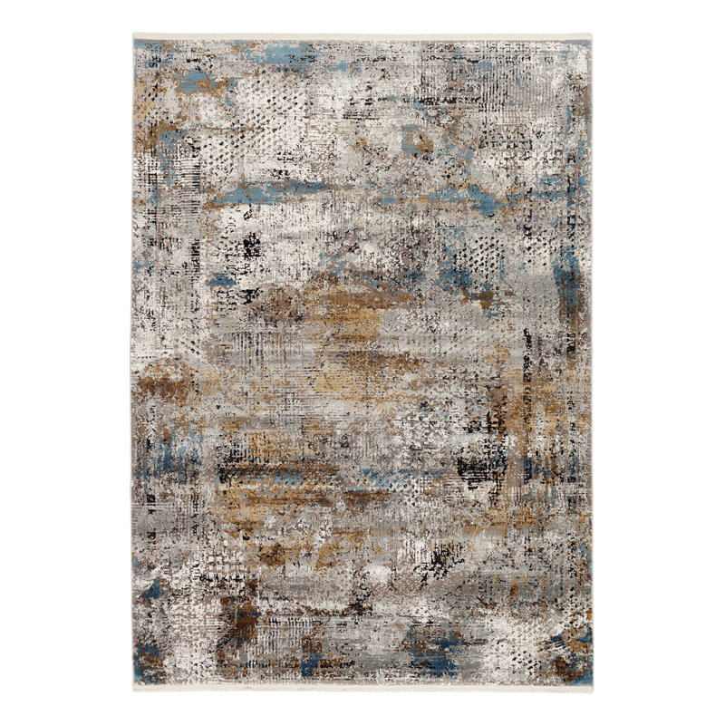 Wheelock Impression Power Loom Grey/Brown Rug, Rectangle 140 x 200cm