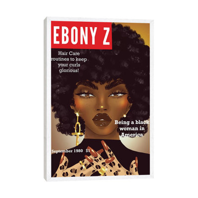 Ebony Z - Print on Canvas