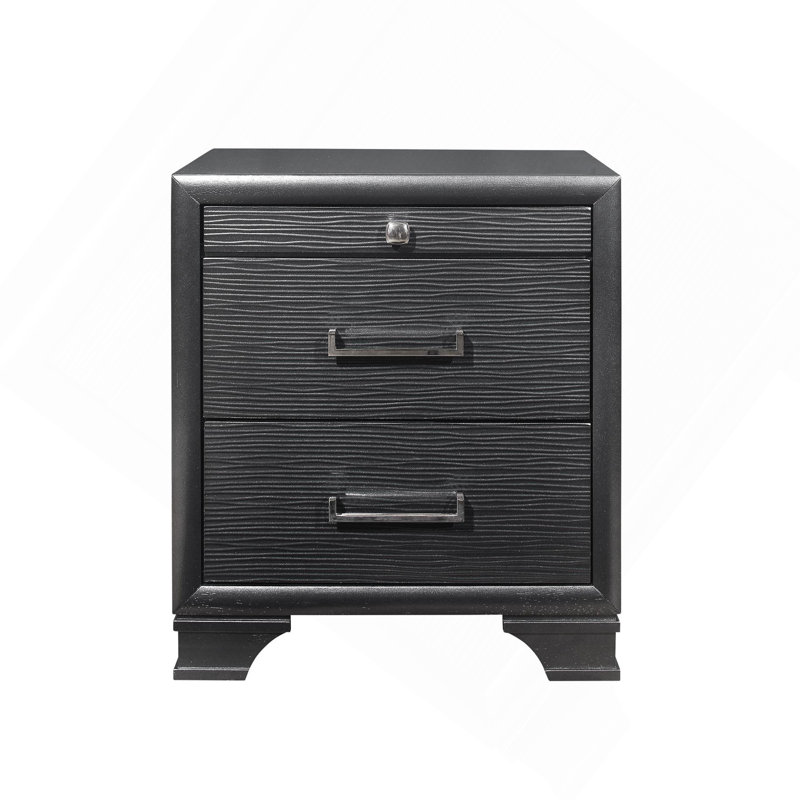 Table de chevet civic Grey, Gris