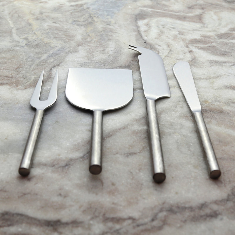 Lucerne 4 Piece Stainless Steel Cheese Serving Set