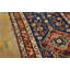 Antique Blue Tribal Caucasian Shirvan Hallway Runner Knotted Rug