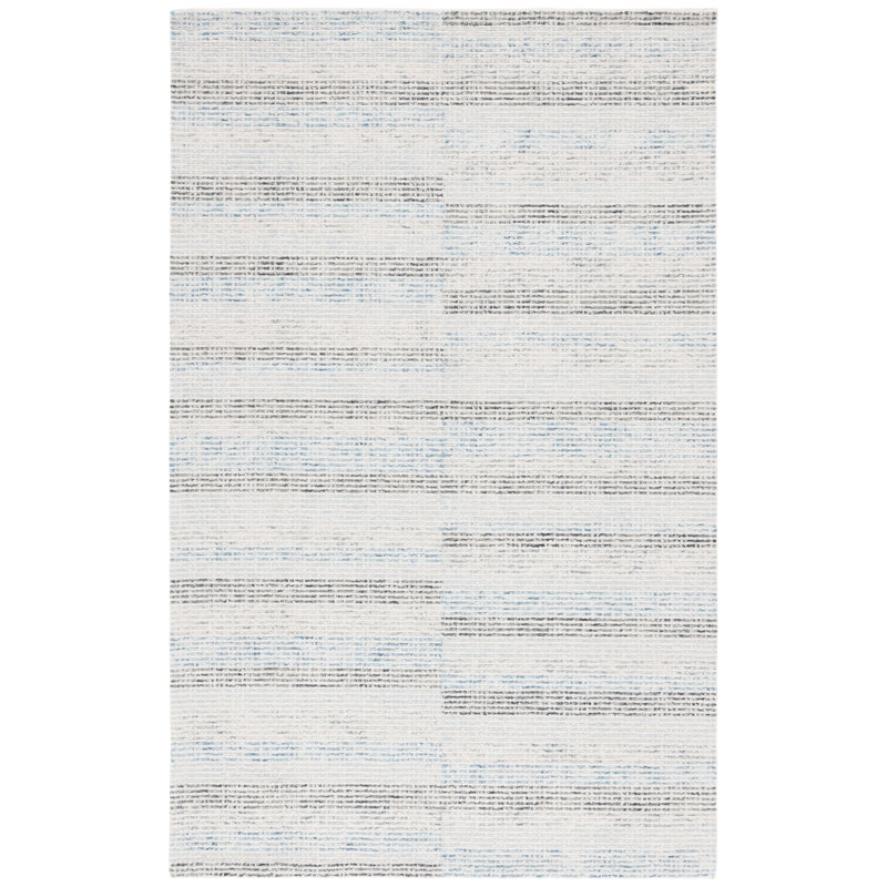 Tapis ivoire / bleu Ebony 810, Rectangle 4 pi x 6 pi