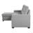 Upholstered 91.5 " L-Shaped Sofa & Chaise-1625988491