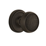 Craftsman Interior Mortise Door Knob with Classic Rosette