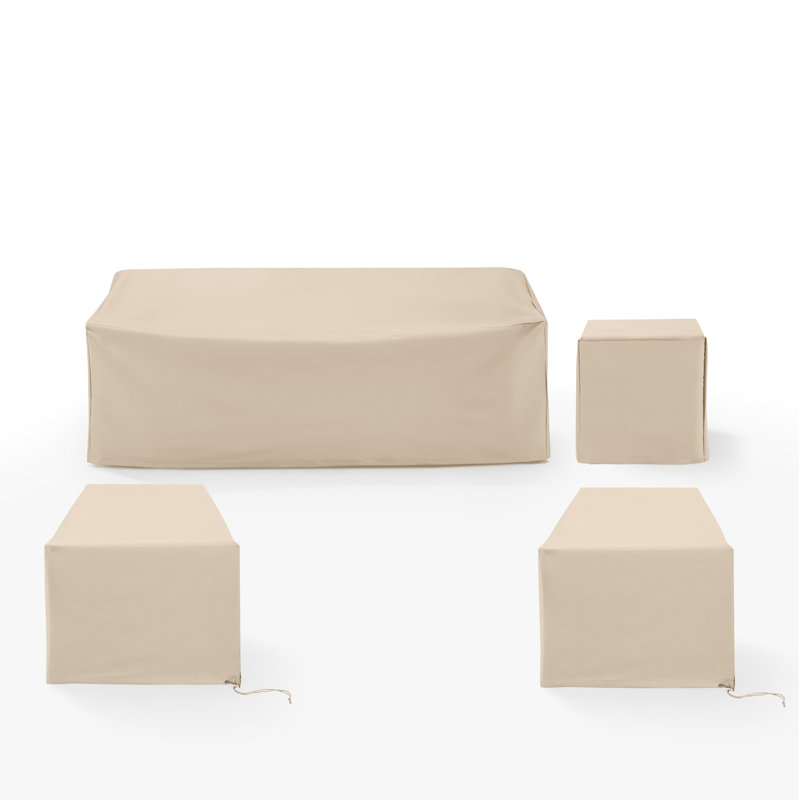 Furniture Covers Outdoor Conversation Set Cover, Tan