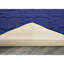 Tapis bleu marine à motif de treillis-1591451957
