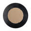 Miroir d'appoint rond doré et noir avec texture tissée