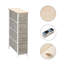 Commode de rangement étroite 4 tiroirs Cahanding-1258270594
