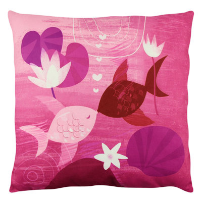 Coussin lavable de qualité supérieure, 17,0 x 17,0 pouces, 50% coton / 50% polyester, rembourrage en silicone, fermeture à glissière dissimulée | Doux, confortable et repassable | Parfait pour la décoration intérieure, le salon et la chambre à cou