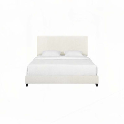 Lit plateforme tapissier Boucle