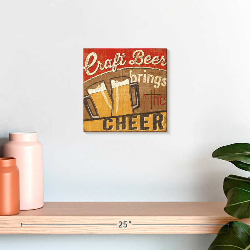 Tergel Craft Brew, 10" H x 10" W