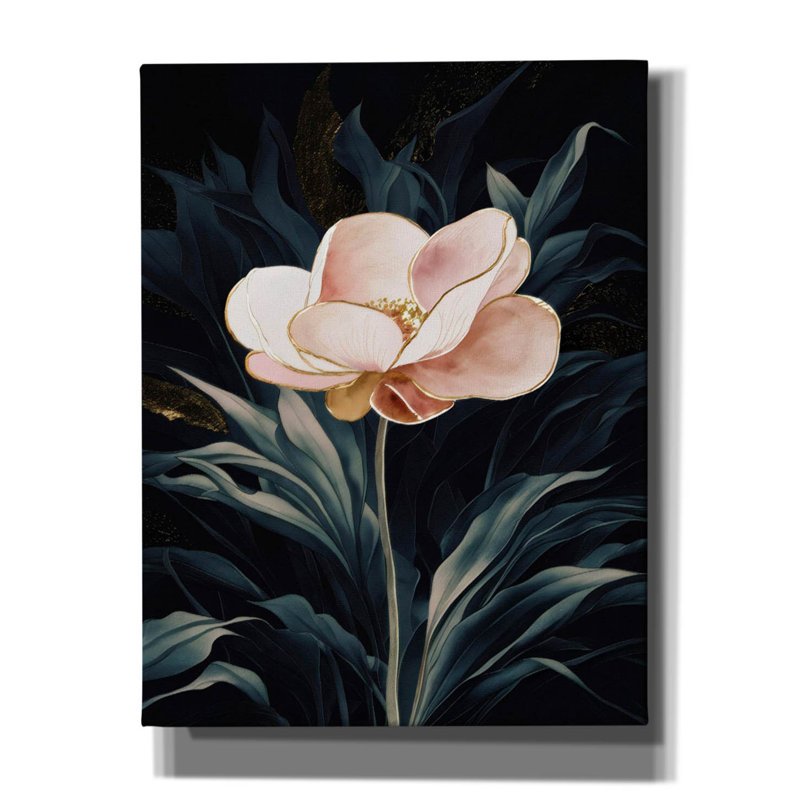 «Epic Graffiti» «Flower In The Dark» par Andreas Magnusson, art mural sur toile, H 34 po x l 26 po x P 1,5 po