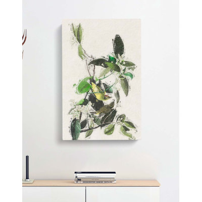 Palm Warbler by John Audubon - Wrapped Canvas