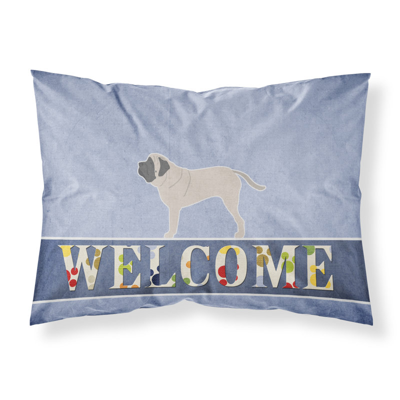 Taie d’oreiller welcome, Mastiff anglais