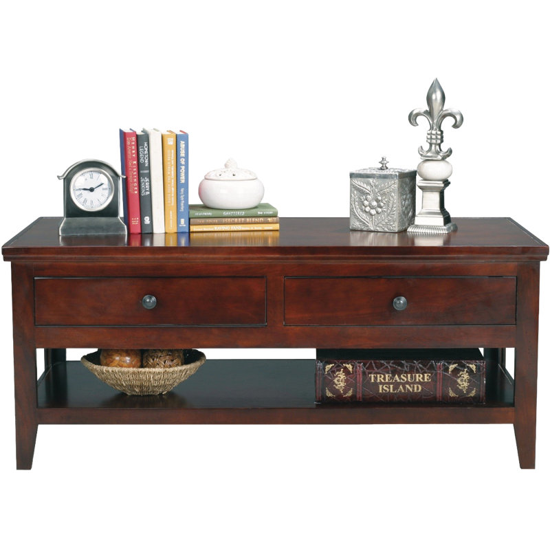 Beth Solid Wood Coffee Table, Concord Cherry