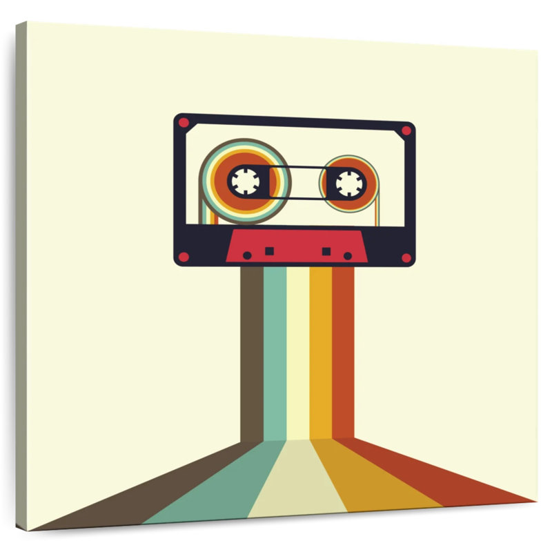 Abarca Retro Cassette, 39" H x 39" W