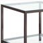 Rangement pour table de bout en verre Harway
