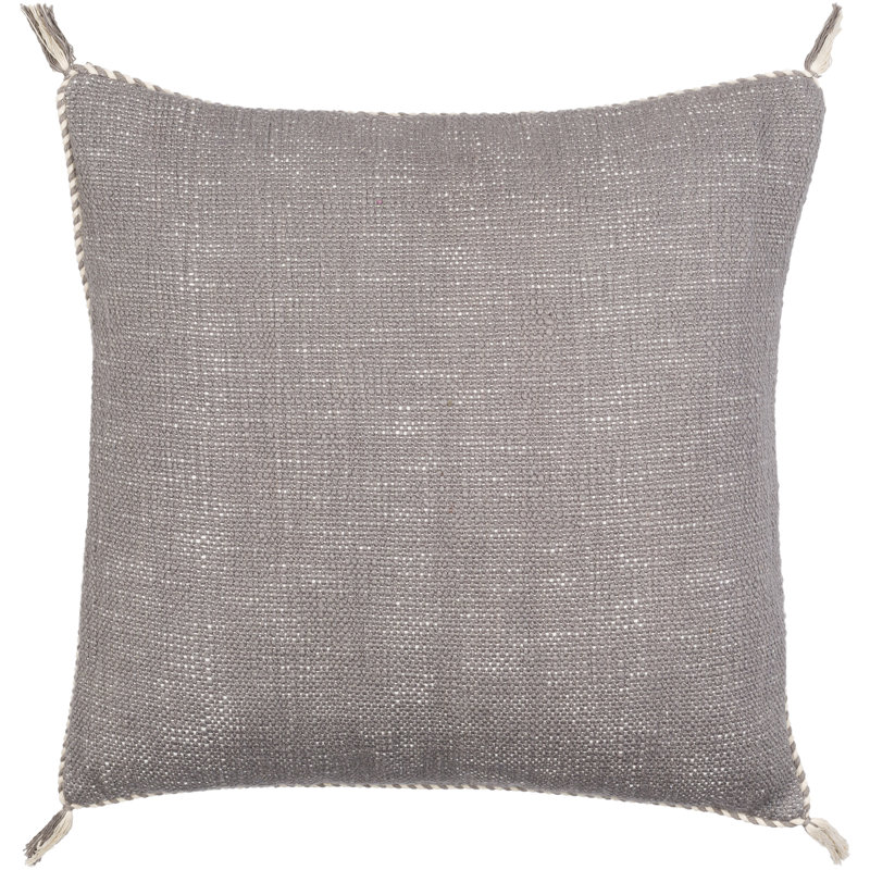 Housse de coussin Tenor, H 22 po x l 22 po, Crème / Noir