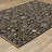Kuester Borderless Traditonal Charcoal//Tan Wool Blend Area Rug-237141635