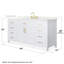 Beckett 66" Freestanding Single Bathroom Vanity with Quartz Top-705183734-705183735-705183733
