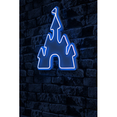 Flexible Blue LED Neon Strip Light, Waterproof IP67, 12V, 12W, 375 cm (12.3 ft) Length | PVC Foam Template, 240 Lumens, 3400K | Perfect for Home Décor, Parties, and Ambient Lighting